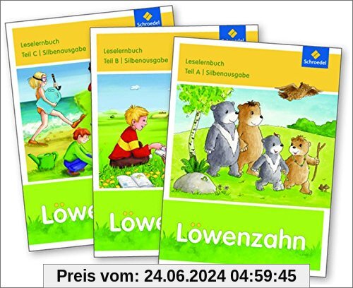 Löwenzahn - Ausgabe 2015: Leselernbücher A, B, C als Paket Silbenausgabe